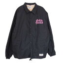 WACKO MARIA ワコマリア 21AW 21FWE-WMO-BL03 BOA COACH JACKET（TYPE-1） ボア コーチジャケット ブラック系 L メンズ【古着】【中古】