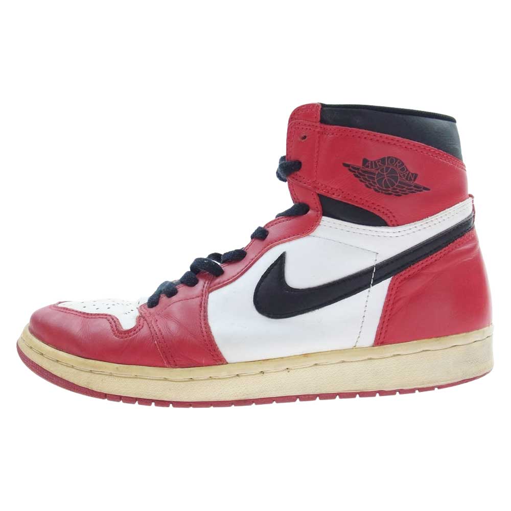 NIKE AIR JORDAN iCL W[_ Xj[J[ 130207-101 1994N AIR JORDAN 1 HIGH CHICAGO GAW[_1 nC VJS nCJbg Xj[J[ Be[W bhn 29.5cm YyÁz