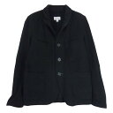 Engineered Garments エンジニアードガーメンツ FWK USA製 Bedford Jacket レザーエルボーパッチ ウール ベッドフォード ジャケット ブラック系 O レディース【古着】【中古】