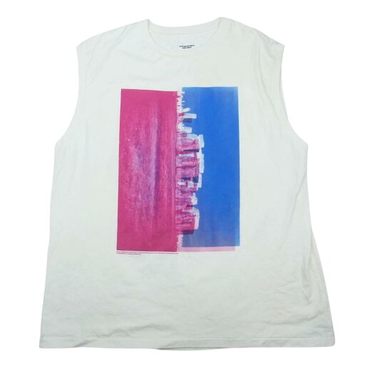ジョンメゾンスミス ジェーンスミス JOHN MASON SMITH JANE SMITH Tシャツ アーティストプリント ノースリーブ カットソー Tシャツ ホワイト系 XL メンズ【古着】【中古】 ジョンメゾンスミス ジェーンスミス JOHN MASON SMITH JANE SMITH Tシャツ アーティストプリント ノースリーブ カットソー Tシャツ ホワイト系 XL メンズ【古着】【中古】