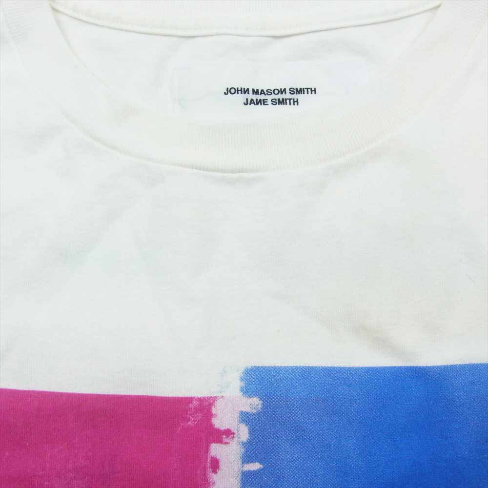 ジョンメゾンスミス ジェーンスミス JOHN MASON SMITH JANE SMITH Tシャツ アーティストプリント ノースリーブ カットソー Tシャツ ホワイト系 XL メンズ【古着】【中古】