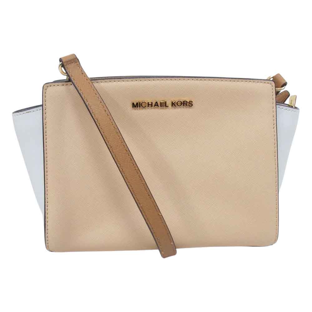 Michael Kors マイケルコース 30T4MLMM2T ツートン ショルダー バッグ ベージュ系 レディース