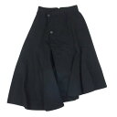 MOUSSY マウジー 010EAB11-5250 ASYMMETRY WRAP パネル切替 アシンメトリー ラップスカート ブラック系 2 レディース【古着】【中古】