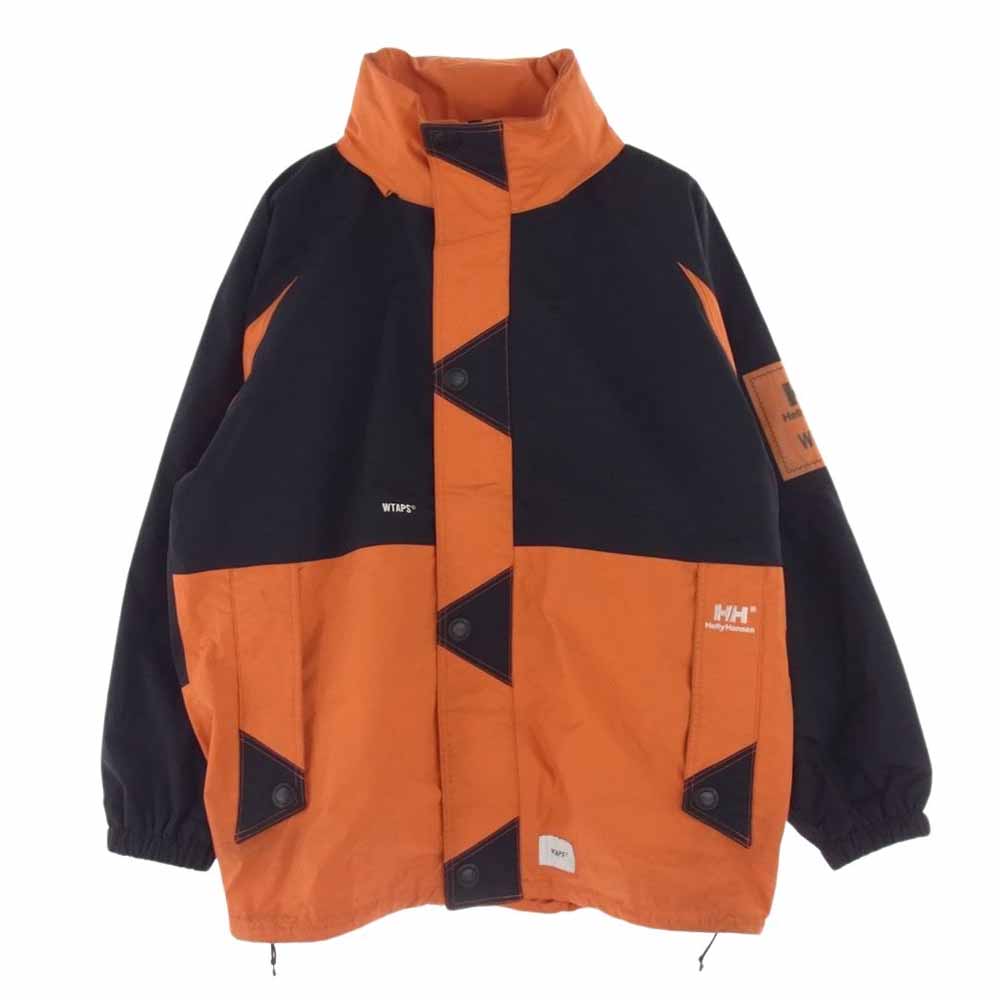 WTAPS ダブルタップス ジャケット × HELLY HANSEN ヘリーハンセン 20SS HV12000W 201GDHHD-JKM01 BOW JACKET ボウ ジャケット ブラック系 オレンジ系 X 02 メンズ【古着】【中古】