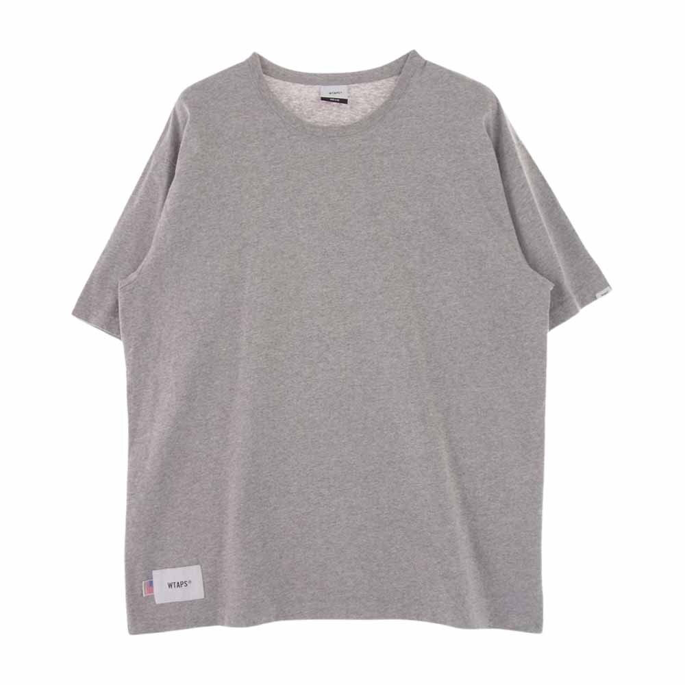 WTAPS ダブルタップス Tシャツ 20SS 201ATDT-CSM05 BLANK SS 04 USA TEE ブランク 半袖 Tシャツ カットソー グレー系 X03 メンズ【古着】【中古】