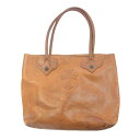 CHROME HEARTS クロムハーツ(原本無) 1999 UA10周年記念 100個限定 FS TOTE クロスパッチ フローラルリベット レザー トートバッグ ブラウン系 メンズ【中古】(4)