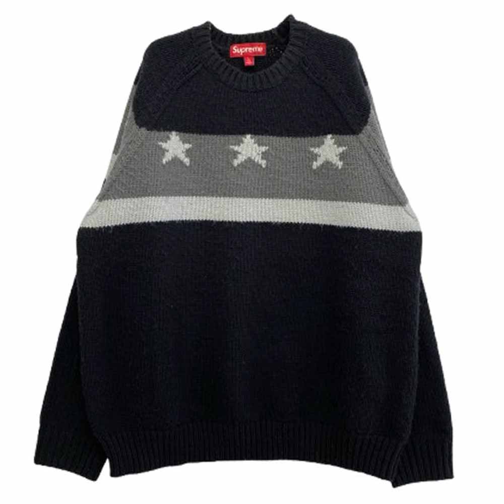 Supreme シュプリーム 24SS Stars Sweater スター セーター ニット ブラック系 L メンズ【古着】【中古】