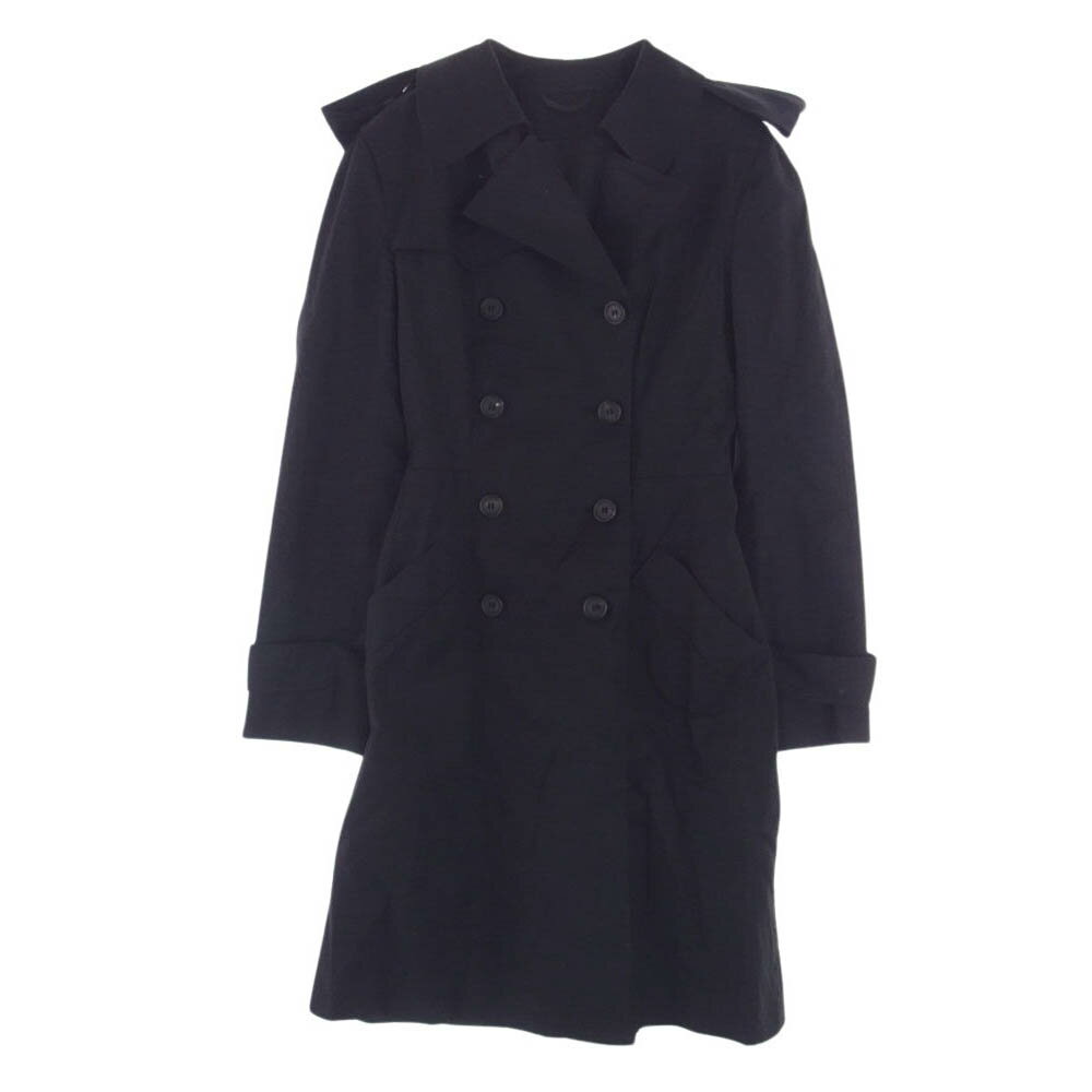 PRADA プラダ トレンチコート 0000ET-C0081-00002 280186 Trench coat トレンチコート ブラック系 38 レディース【古着】【中古】