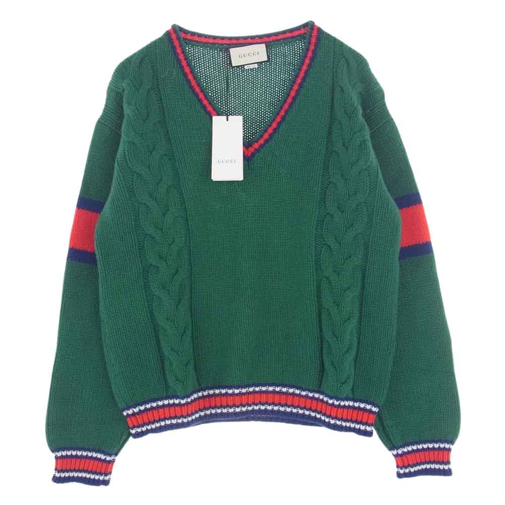 GUCCI å ˥å 20SS 599310 XKA32 WOOL V NECK KNIT SWEATER  Vͥå ֥...