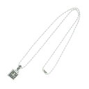 CHROME HEARTS クロムハーツ(原本無) FRAMED CH PLUS フレームド CHプラス チャーム ペンダントトップ ネックレス ボールチェーン シルバー系 メンズ【中古】(4)