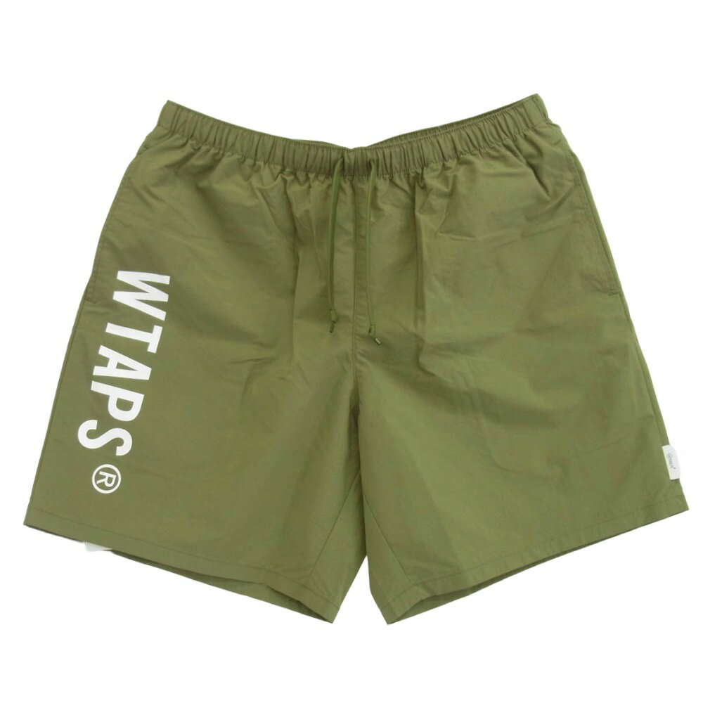 WTAPS ダブルタップス 24SS 241CWDT-PTM08 NYLON TUSSAH PERTEX SIGN SHORTS ショーツ ナイロン タッサー パーテックス ショート ハーフ パンツ OLIVE DRAB 3 【新古品】【未使用】 メンズ【古着】【中古】