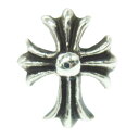 CHROME HEARTS クロムハーツ(原本無) No2 CH CRS CH CHクロス スタッド ピアス シルバー系 メンズ【中古】