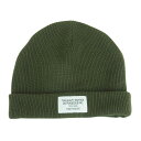 WACKO MARIA ワコマリア 13AW-CAP-04 ウール ニット キャップ ビーニー 日本製 カーキ系 メンズ【中古】