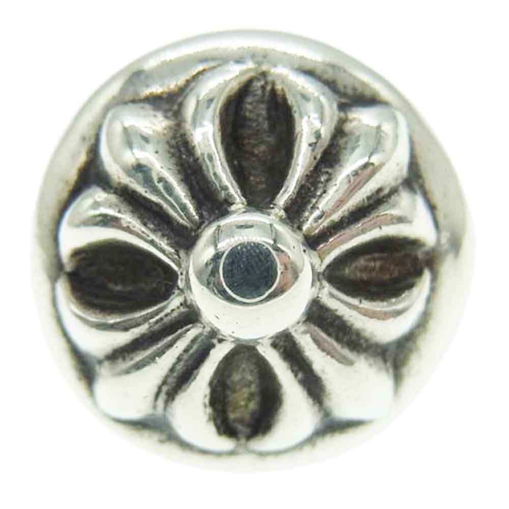 CHROME HEARTS クロムハーツ(原本有) STUD CRSBLL クロスボール スタッド ピアス メンズ【中古】