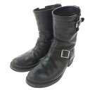 LOST CONTROL ロストコントロール ENGINEER BOOTS エンジニア ブーツ ブラック系 実寸26cm メンズ【中古】(4)
