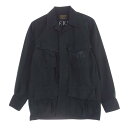 WACKO MARIA ワコマリア roots ロゴ バックプリント ファティーグ ジャケット ブラック系 S メンズ【古着】【中古】(4)