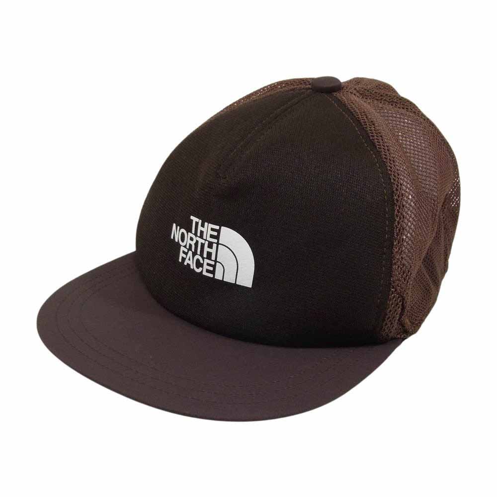 THE NORTH FACE ノースフェイス NN02279 RUN ALL MESH CAP ランオール メッシュ キャップ 帽子 ブラウン系 L メンズ【中古】