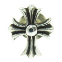 CHROME HEARTS クロムハーツ(原本無) No2 CH CRS CHクロス スタッド クロス シルバー ピアス シルバー系 メンズ【中古】(4)