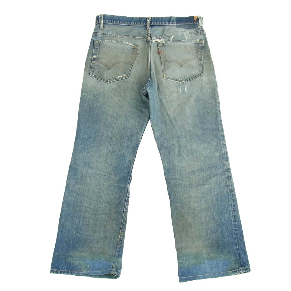 Levi's リーバイス 505 BIG E ボタン裏刻印8 TALON ZIP デニム パンツ インディゴブルー系 メンズ【古着】【中古】