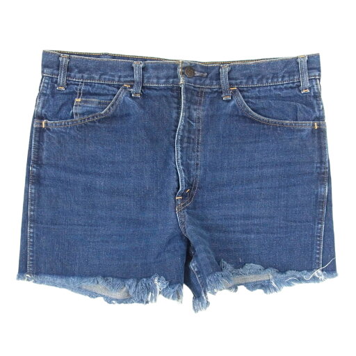 Levi's リーバイス 60s 70s BIG E ビッグ E 裏ボタン刻印8 オレンジタブ カットオフ デニム ショーツ ショート パンツ インディゴブルー系 サイズ表記無 メンズ【古着】【中古】 Levi's リーバイス 60s 70s BIG E ビッグ E 裏ボタン刻印8 オレンジタブ カットオフ デニム ショーツ ショート パンツ インディゴブルー系 サイズ表記無 メンズ【古着】【中古】