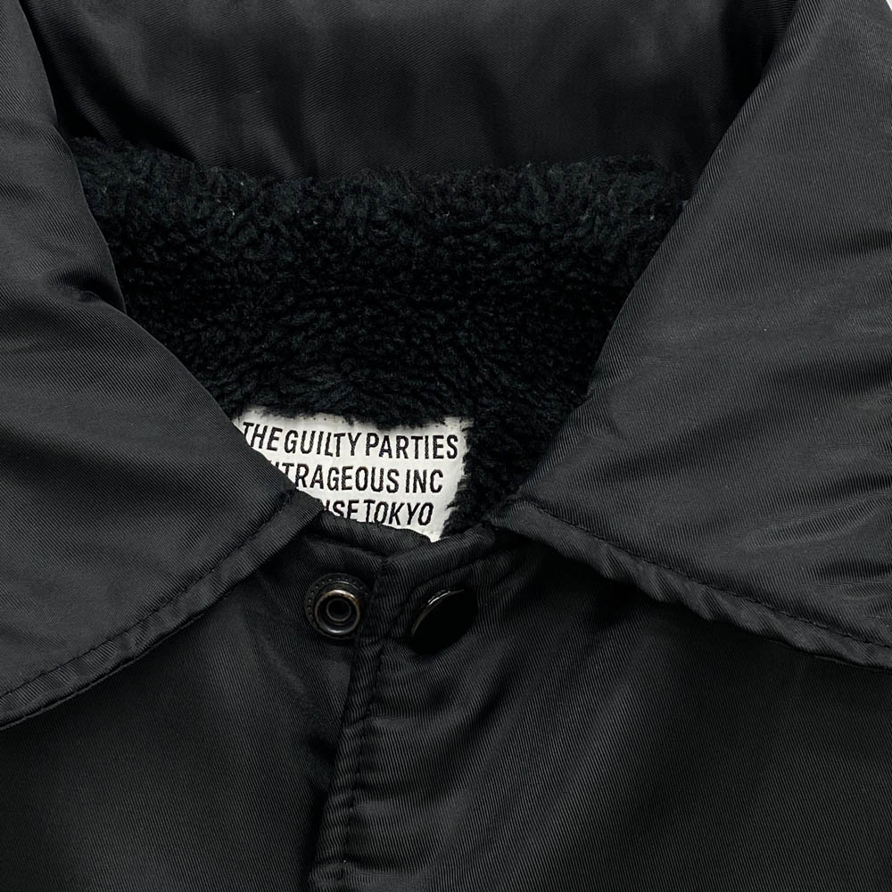 WACKO MARIA ワコマリア 16AW BOA COACH JACKET ブラック系 M メンズ【古着】【中古】