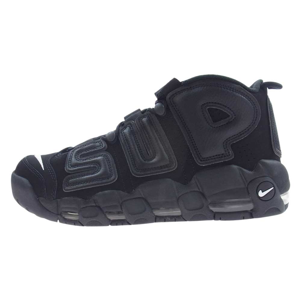 Supreme シュプリーム スニーカー 17SS 902290 001 AIR MORE UPTEMPO エア モア アップテンポ シュプリーム スニーカー ブラック系 27.5cm 【新古品】【未使用】 メンズ【中古】