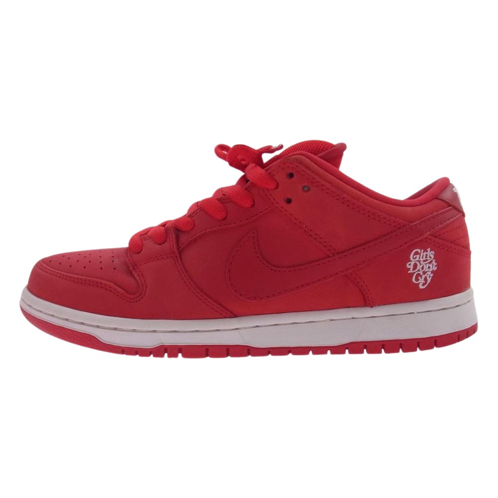 NIKE iCL Xj[J[ BQ6832-600 ~ Girls Don't Cry K[Y hg NC B Dunk Low Pro QS Red _N [ v QS bh Xj[J[ bhn 26cm YyÁz