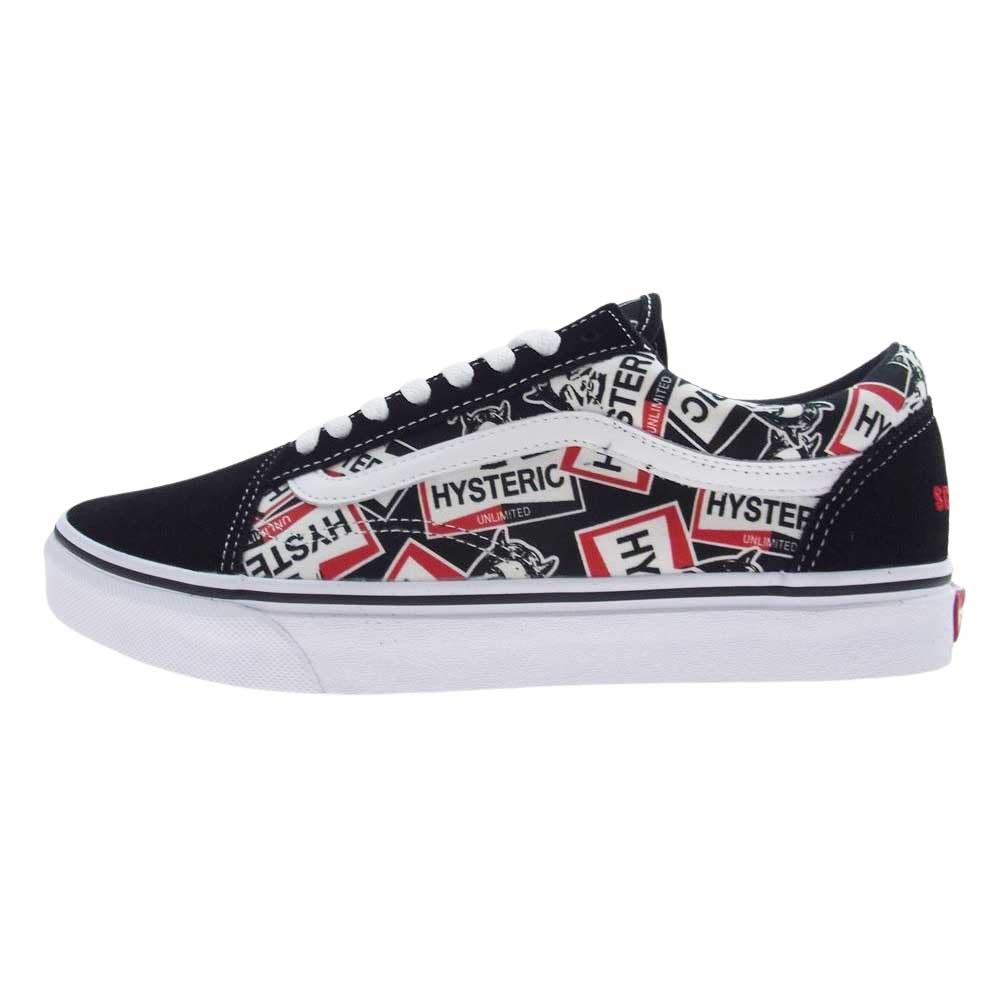 HYSTERIC GLAMOUR ヒステリックグラマー スニーカー 670925-0001 × VANS バンズ OLD SKOOL オールドスクール スニーカー マルチカラー系 27.5cm 【極上美品】 メンズ【中古】