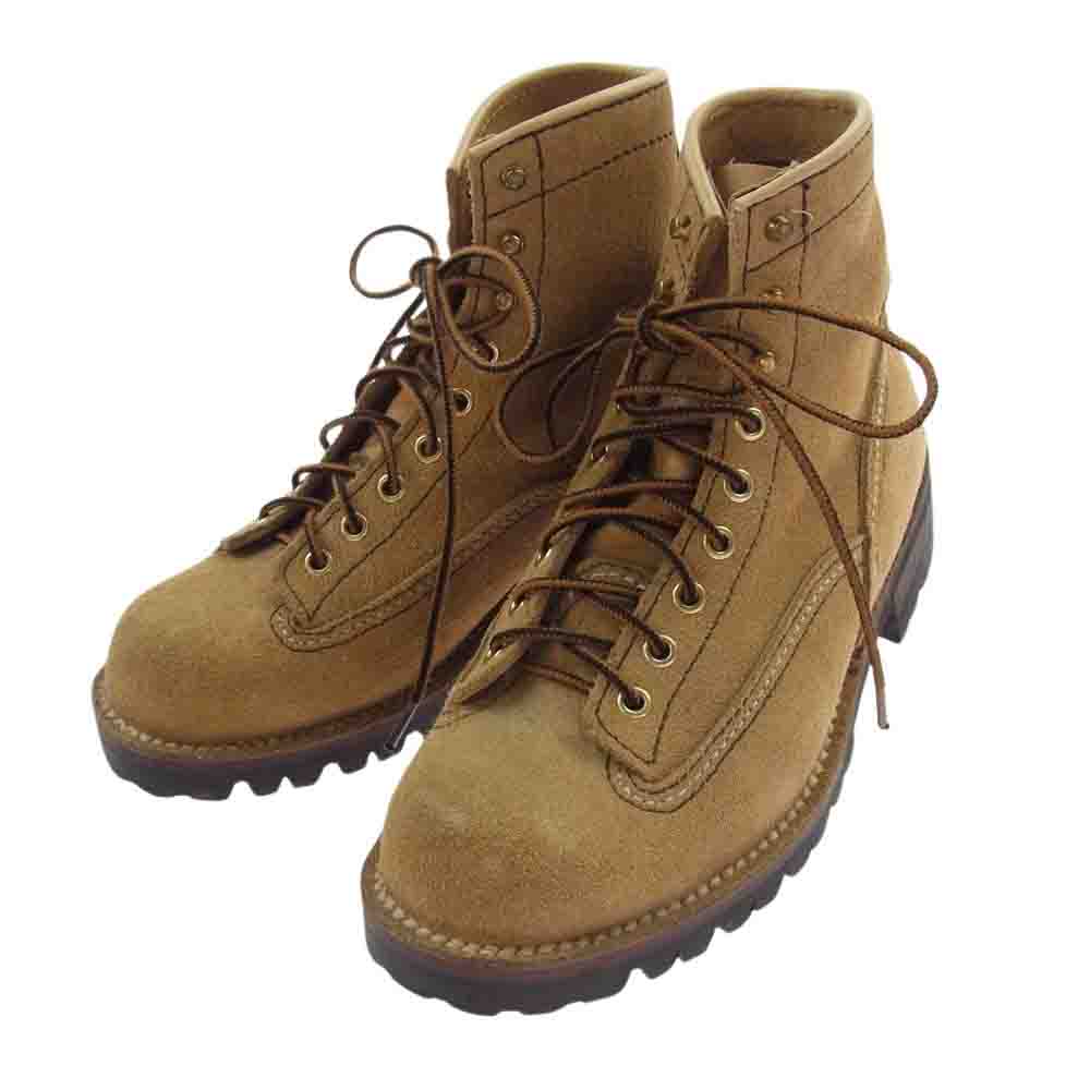 LONE WOLF ロンウルフ ブーツ LW01845 TRUCKER BOOTS VIBRAM SOLE トラッカー ブーツ ベージュ スエード ベージュ系 8 メンズ【中古】