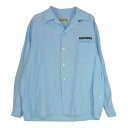WACKO MARIA ワコマリア 24SSE-WMS-OC03 50'S SHIRT L/S TYPE 2 BLUE ロングスリーブ 長袖 シャツ ブルー系 S メンズ【古着】【中古】(4)
