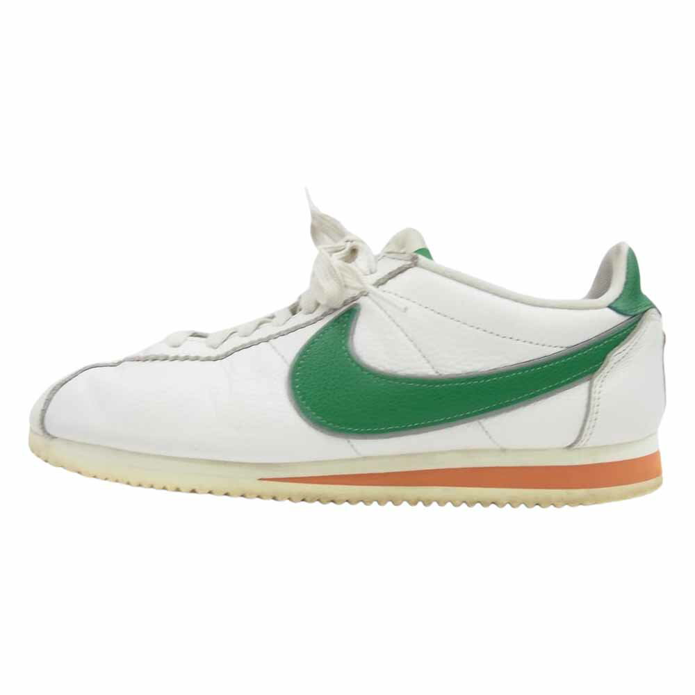 NIKE ナイキ スニーカー CJ6106-100 × Stranger Things ストレンジャーシングス Classic Cortez クラシック コルテッツ ホーキンス ハイ スクール スニーカー グリーン系 26.5cm メンズ【中古】