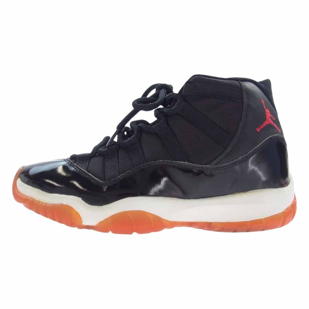 NIKE AIR JORDAN ナイキ ジョーダン 11 RETRO BRED 1995年製 90s レトロ ブレッド ハイカット スニーカー スニーカー 14054【中古】 メンズ