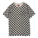 Supreme シュプリーム Tシャツ 17SS Pocket Tee Checker チェッカー ポケット Tシャツ 半袖 ブラック系 ホワイト系 S メンズ【古着】【中古】