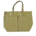 アニヤハインドマーチ Anya Hindmarch リボン エナメル ハンドバッグ ベージュ系 レディース【中古】