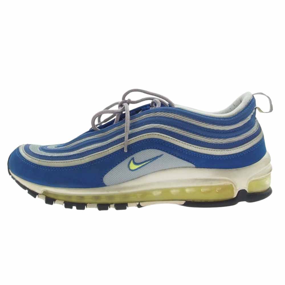 NIKE iCL Xj[J[ 921826-401 AIR MAX 97 ATLANTIC BLUE/VOLTAGE YELLOW GA}bNX97 AgeBbN Xj[J[ u[n 28cm YyÁz