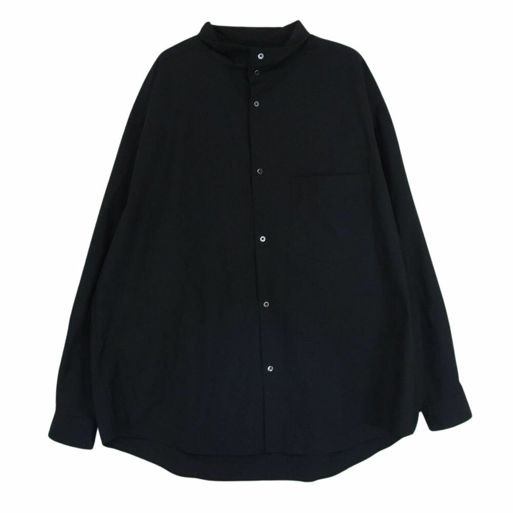 GRAPHPAPER Oty[p[ 21AW GM213-50242 FINEWOOL TROPICAL STANDCOLLAR SHIRT t@CE[gsJ X^hJ[ I[o[TCY  Vc ubNn F YyÒzyÁz