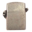 Ghost ゴースト ライター STANLEY GUESS スタンリーゲス スカルヒンジ ZIPPO 2000年製インサイドユニット ジッポ ライター シルバー系 メンズ【中古】