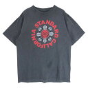 STANDARD CALIFORNIA スタンダードカリフォルニア × AH ANOTHER HEAVEN アナザーヘヴン プリント Tシャツ グレー系 XL メンズ【古着】【中古】