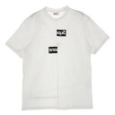 Supreme シュプリーム Tシャツ 18AW × COMME des GARCONS SHIRT Split Box Logo Tee コムデギャルソン スプリット ボックスロゴ 半袖 Tシャツ ホワイト系 S 【美品】 メンズ【古着】【中古】