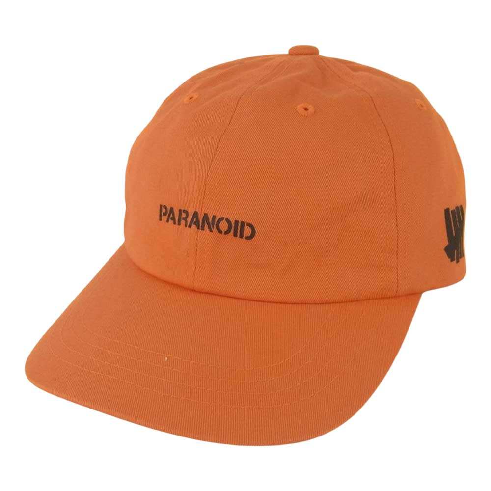 アンチソーシャルソーシャルクラブ ANTI SOCIAL SOCIAL CLUB UNDEFEATED アンディフィーテッド PARANOID CAP パラノイド キャップ 帽子 オレンジ系 【美品】 メンズ【中古】