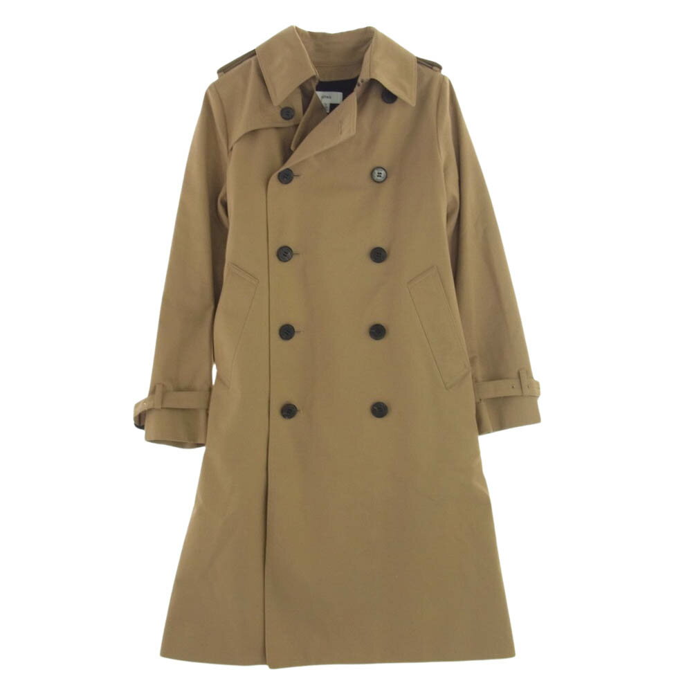 HYKE ハイク トレンチコート 15SS 151-17005 COTTON BELTED TRENCH COAT コットン ベルテッド トレンチ コート ライナー付き ライトブラウン系 1 メンズ【古着】【中古】