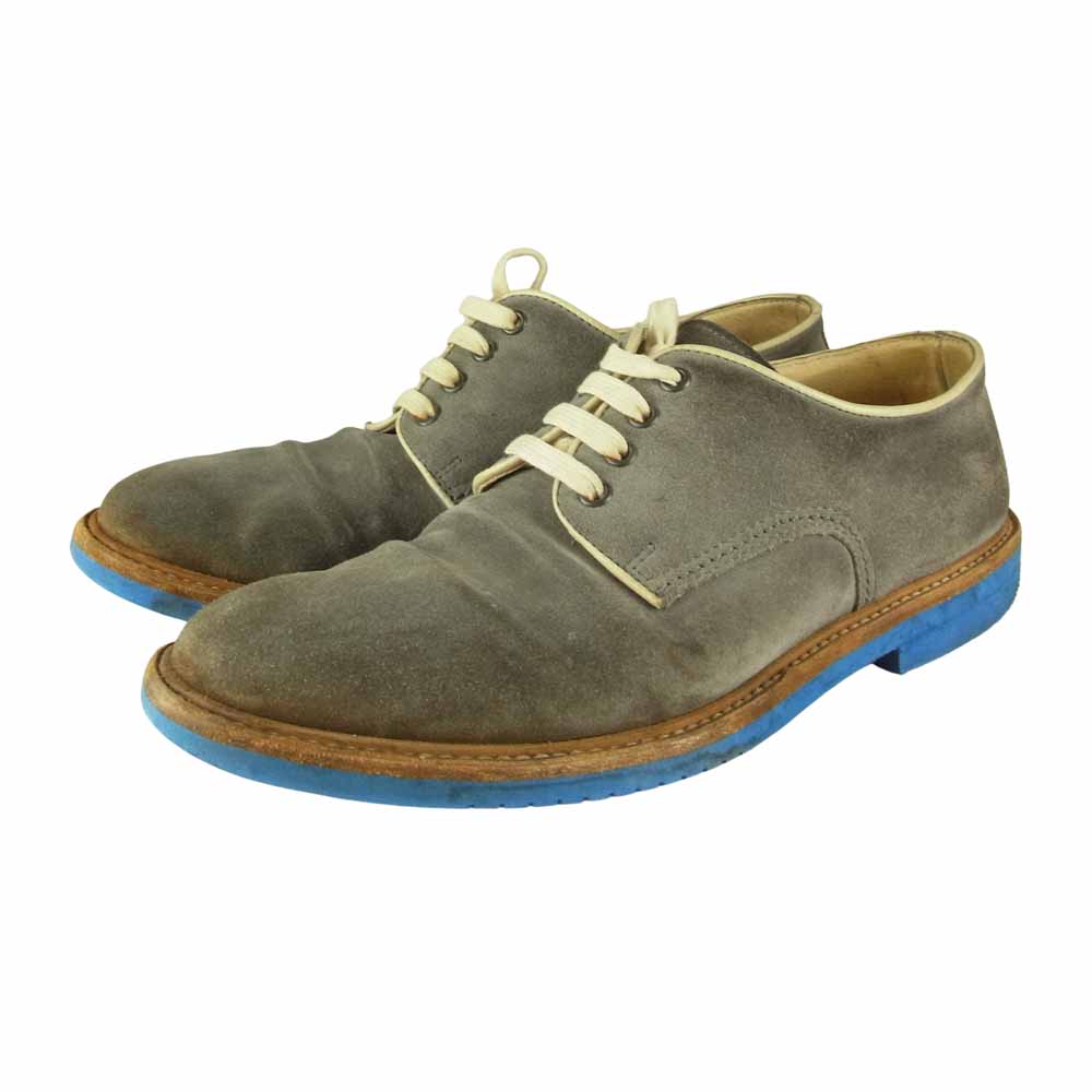 バーニーズニューヨーク Barneys New York 4010 スエード シューズ グレー系 41【中古】