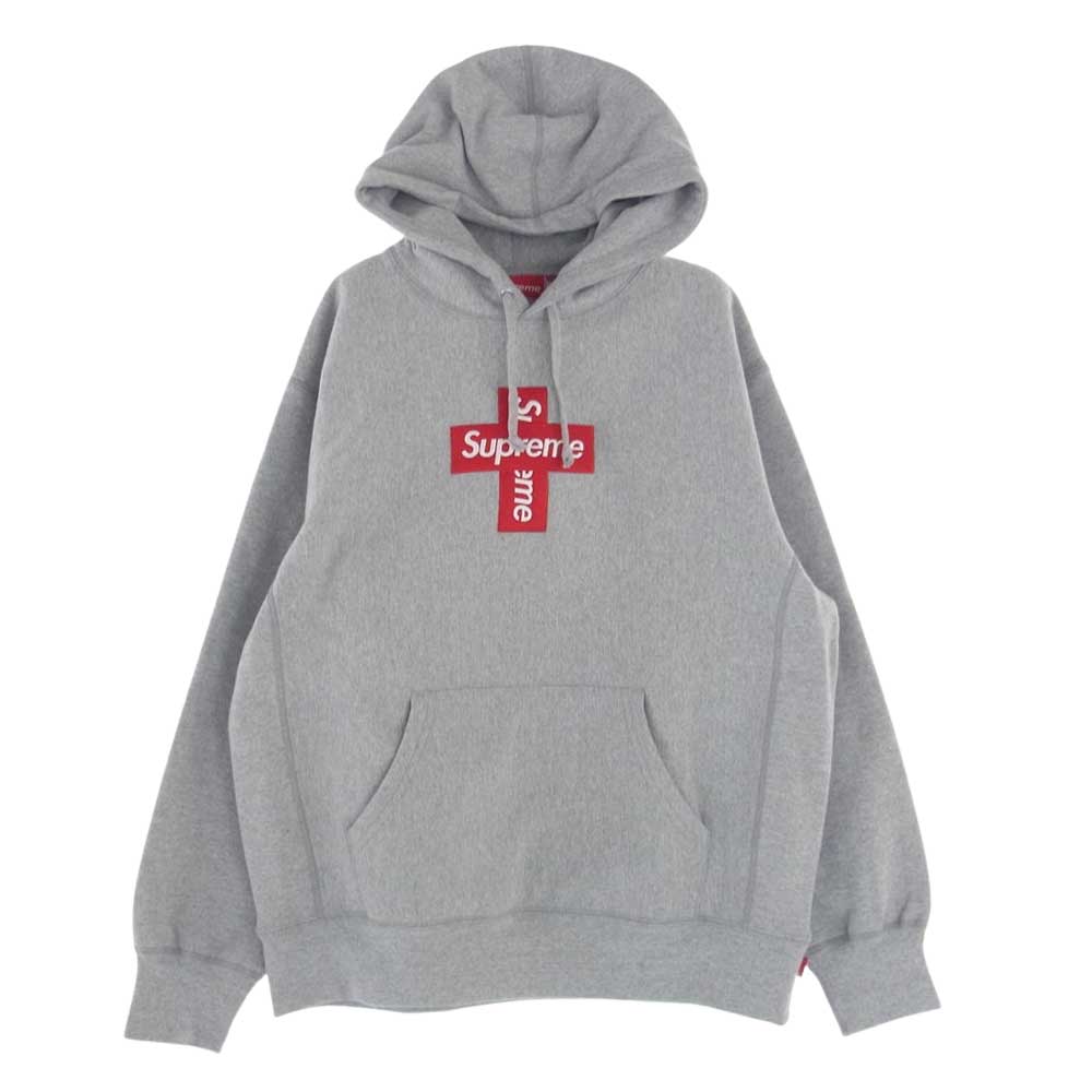 セール実施中】 Supreme ジップパーカー グレー メンズ L ボックスロゴ セール実施中】 Supreme ジップパーカー グレー メンズ L ボックスロゴ