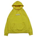 Supreme シュプリーム 19AW Bandana Box Logo Hooded Sweatshirt バンダナ ボックスロゴ フーデッド スウェット プルオーバー パーカー イエロー系 M メンズ【古着】【中古】