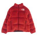 Supreme シュプリーム ジャケット 20AW × The North Face Faux Fur Nupste Jacket ノースフェイス フェイク ファー ヌプシ ジャケット レッド系 M メンズ