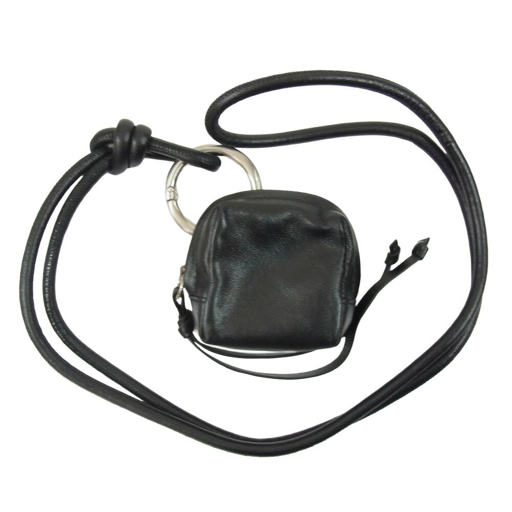 DRIES VAN NOTEN ドリスヴァンノッテン LEATHER AIRPOD CASE レザー エアポッツ ケース ネックレス ブ..