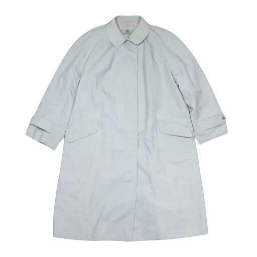 Aquascutum アクアスキュータム コート 60s 70s 英国製 Balmacaan Coat バルマカーン ステンカラー コート オフホワイト系【中古】 Aquascutum アクアスキュータム コート 60s 70s 英国製 Balmacaan Coat バルマカーン ステンカラー コート オフホワイト系【中古】