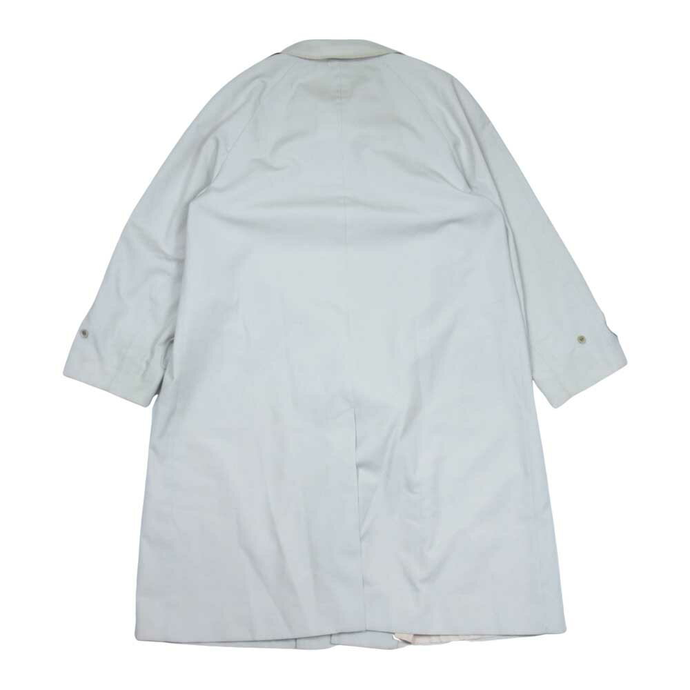 Aquascutum アクアスキュータム コート 60s 70s 英国製 Balmacaan Coat バルマカーン ステンカラー コート オフホワイト系【中古】