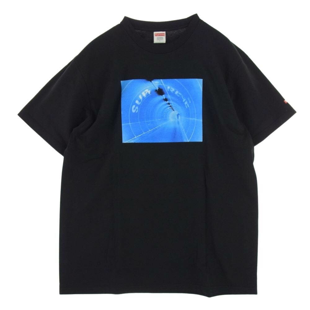 Supreme シュプリーム Tシャツ 24SS Tunnel Tee トンネル 半袖 Tシャツ カットソー ブラック系 L 【極上美品】 メンズ【古着】【中古】