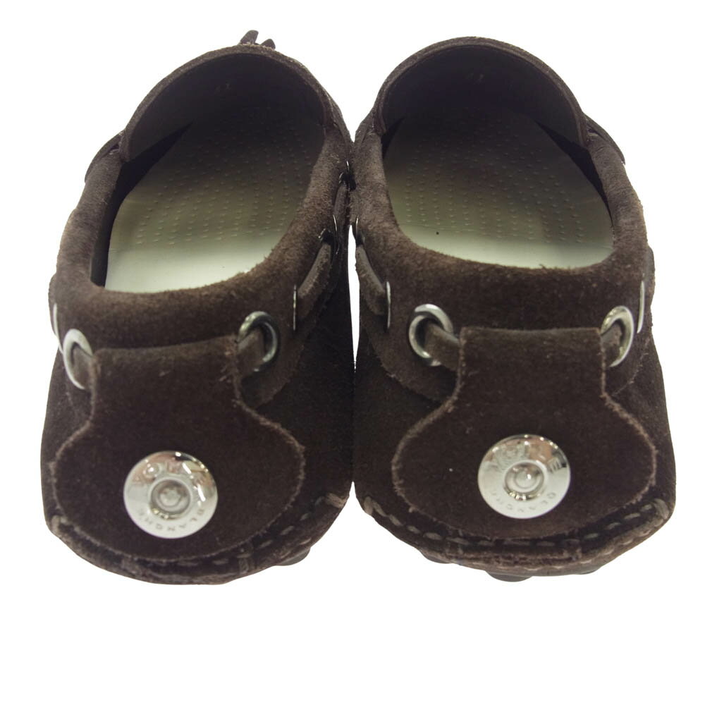 VOILE BLANCHE ボイルブランシェ ダークブラウン スエード モカシン シューズ ブラウン系 41 【美品】 メンズ【中古】